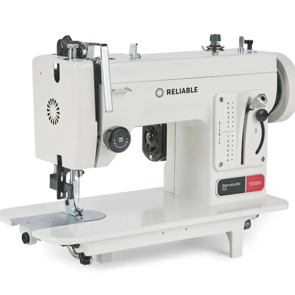 Barracuda™ Fit 500BW Straight Stitch Portable Walking Foot Sewing Machine for Heavy Material