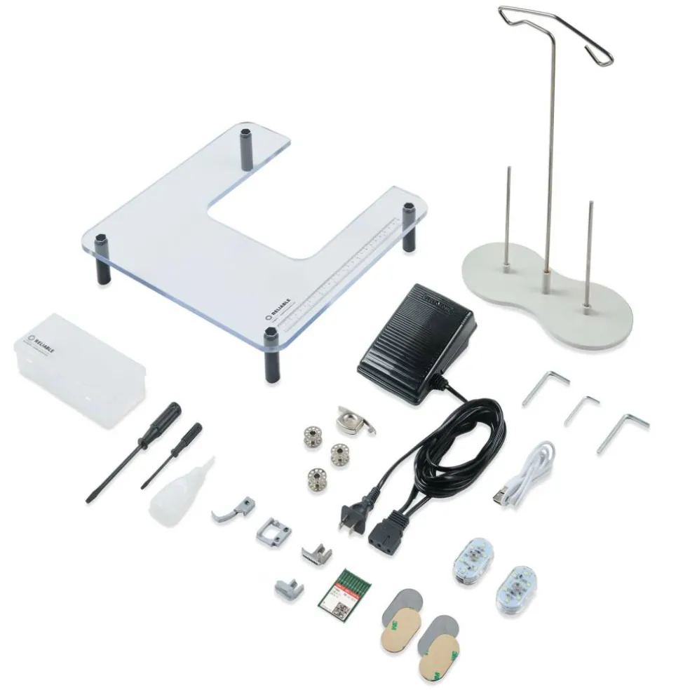 Barracuda™ Fit 500BW Straight Stitch Portable Walking Foot Sewing Machine for Heavy Material