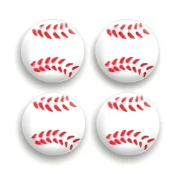 Baseball Icing Cupcake Toppers 12 Count