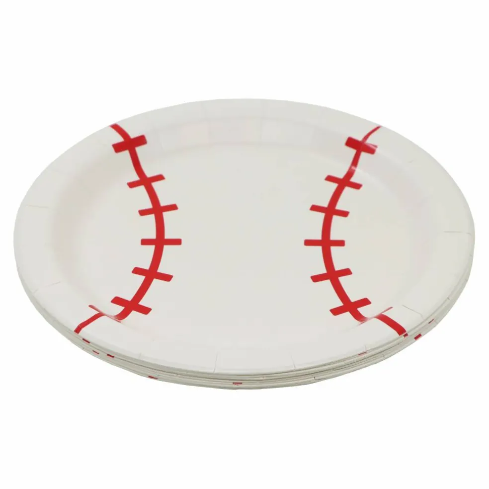 7" Baseball Snack Plates, 10ct. by Celebrate It™