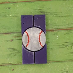 Baseball Snap Out Center Wax Melt Snap Bar Silicone Mold