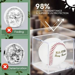 Baseball with Display Case All Star