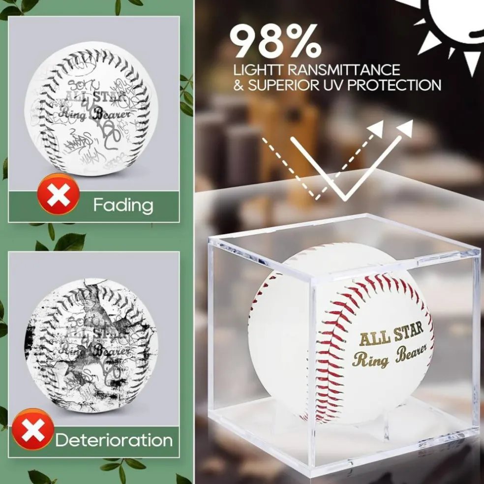 Baseball with Display Case All Star