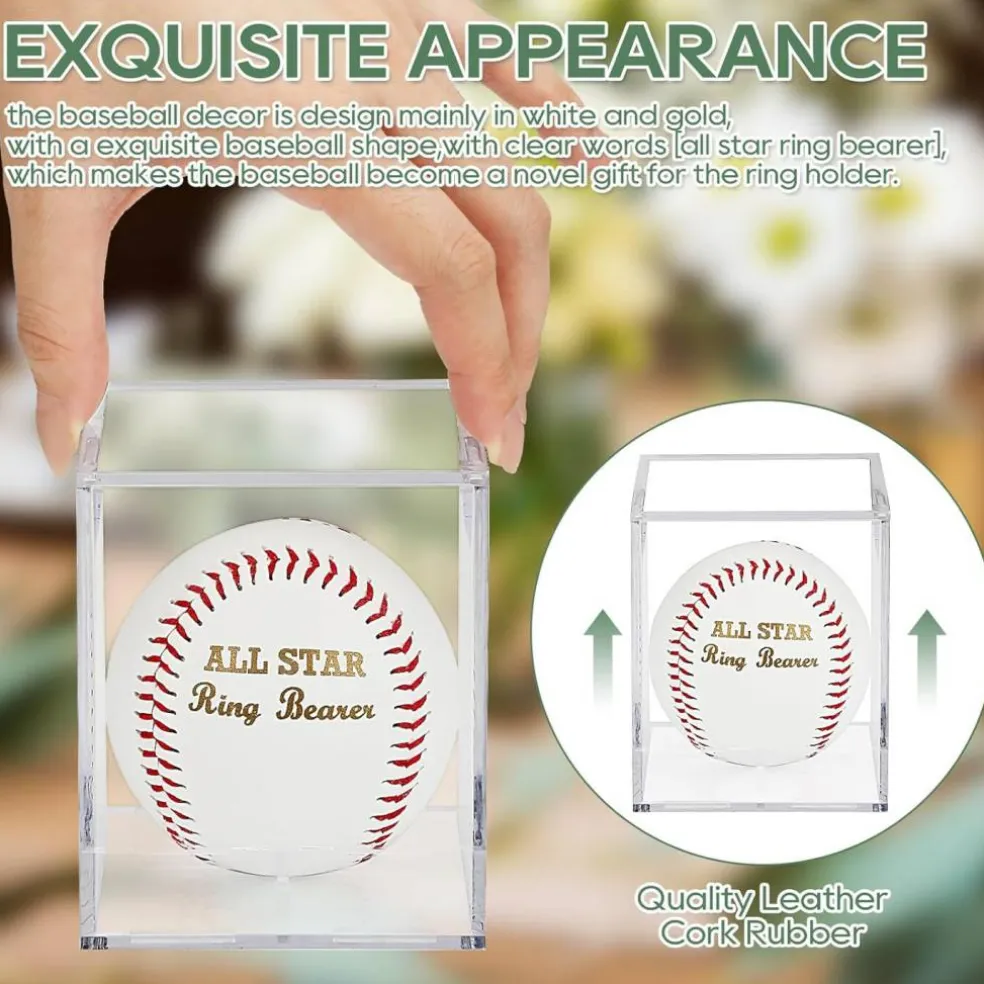 Baseball with Display Case All Star