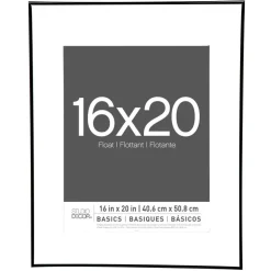 Basics Black Thin Float Frame by Studio Décor®