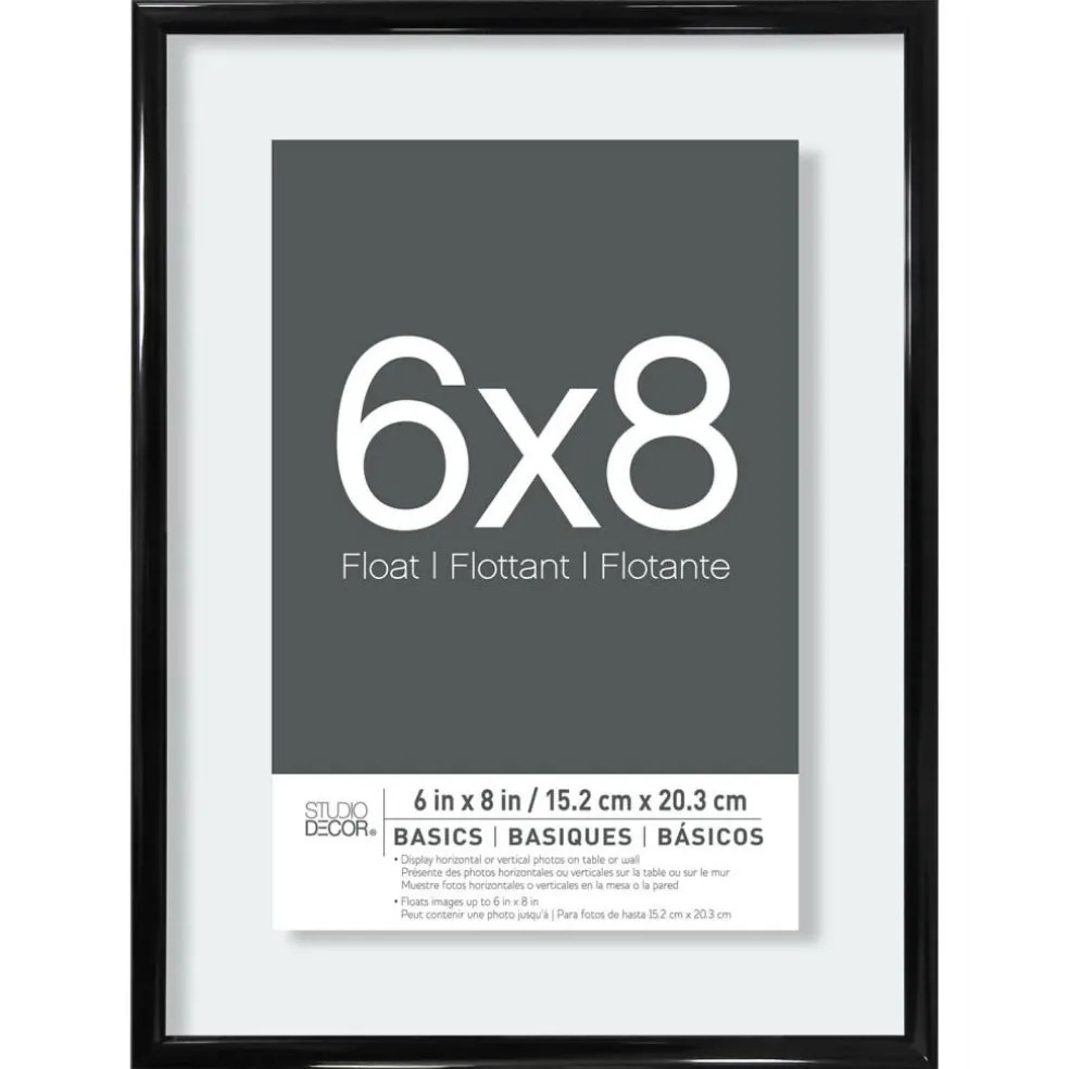 Basics Black Thin Float Frame by Studio Décor®