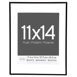 Basics Black Thin Float Frame by Studio Décor®