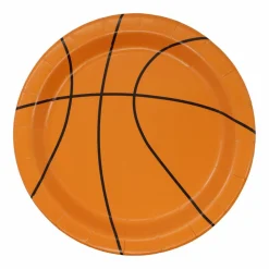 7" Basketball Paper Snack Plates, 10ct. by Celebrate Itâ„¢