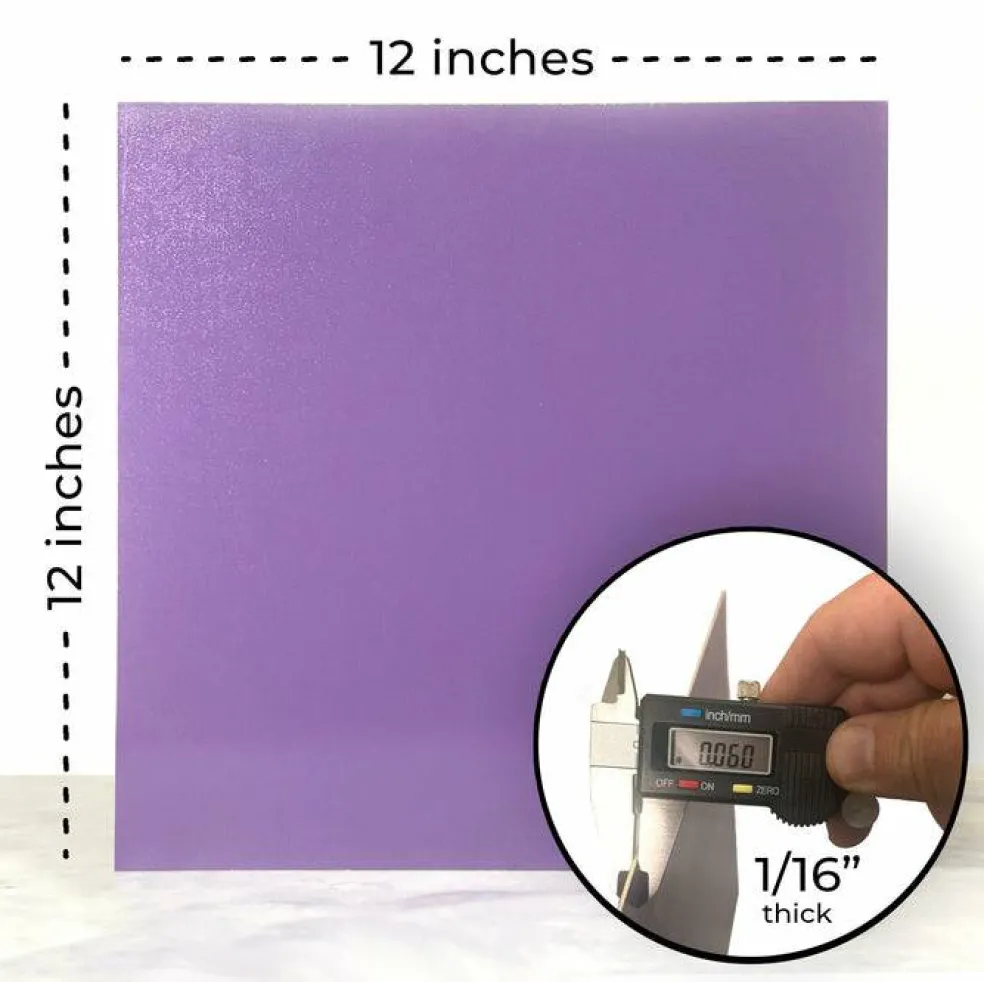 Basswood Colored Wood 12x12 inches Sheets, 1/8th, Thicknesses, Glowforge Diode Ready, 9 or 17 Different Colors Included
