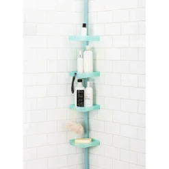 Bath Bliss 4-Tier Tension Corner Shower Organizer Caddy