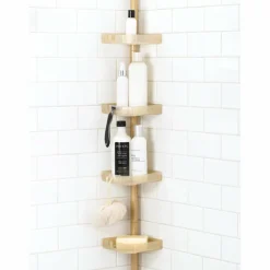 Bath Bliss 4-Tier Tension Corner Shower Organizer Caddy