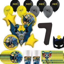 Batman Birthday Party Kit with Number