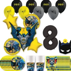 Batman Birthday Party Kit with Number