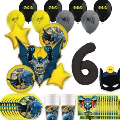 Batman Birthday Party Kit with Number
