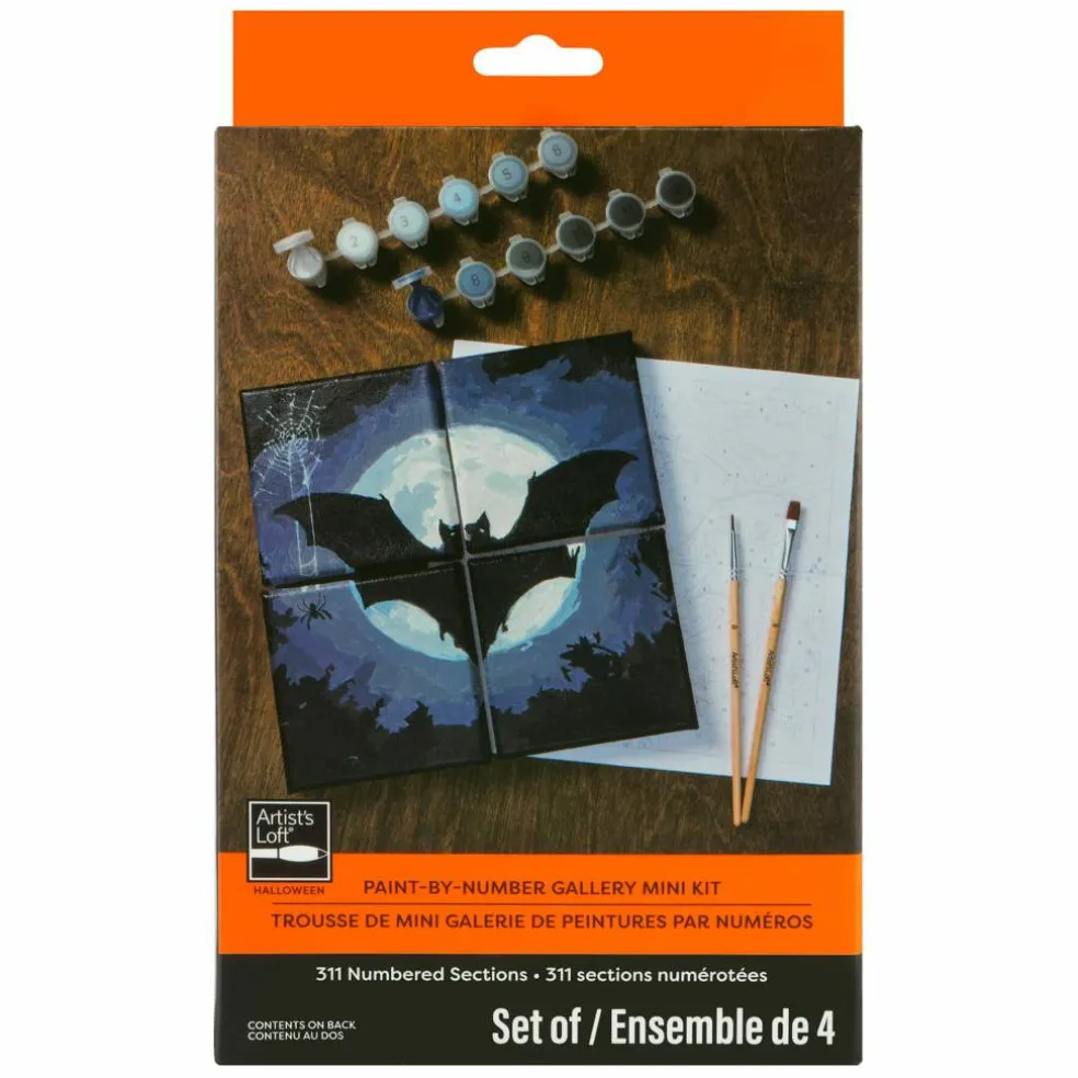 Bat Paint-by-Number Gallery Mini Kit by Artist's Loft®