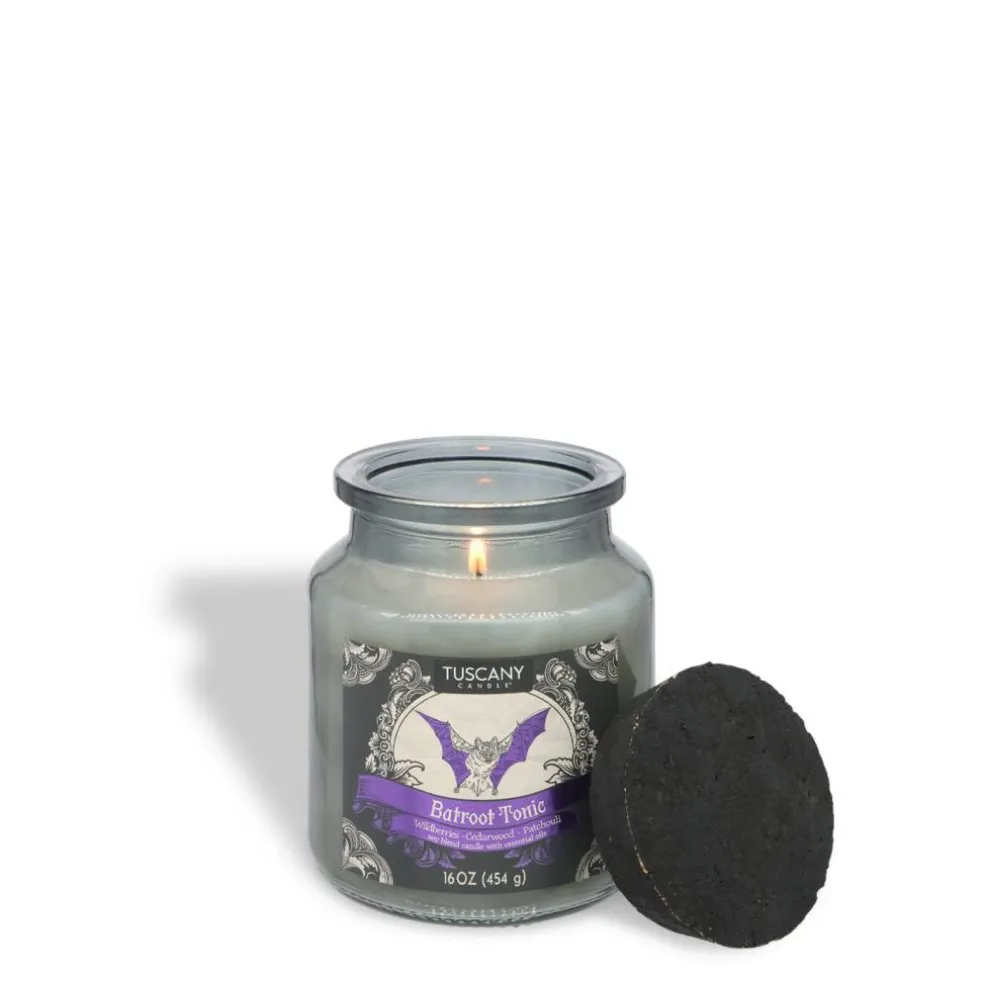 Batroot Tonic: Wildberries & Cedarwood Scented Halloween Candle (16 oz)