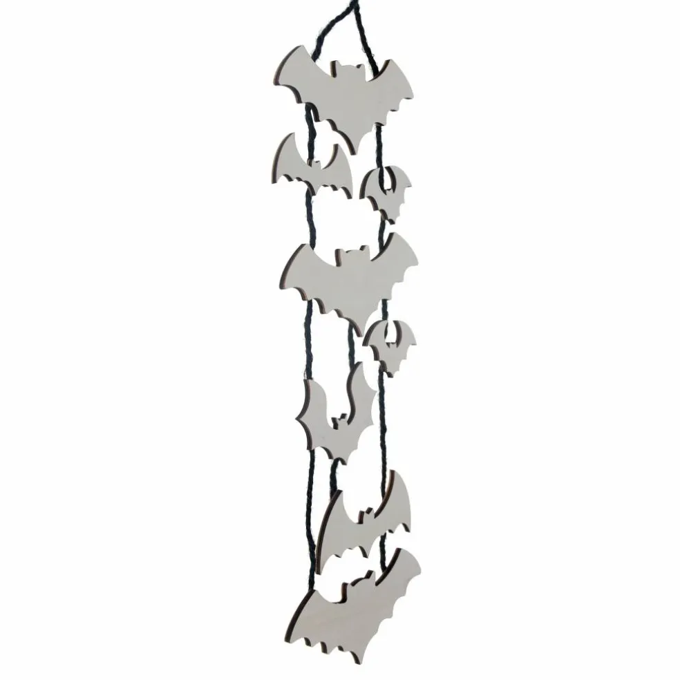 16.25" Bats DIY Linear Wood Plaque by Make Market®