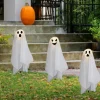 Battery-Operated Lighted Ghosts - Set of 3
