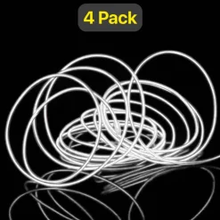 Battery Operated Neon Rope Light 9ft Wearable Multi-Mode Glow