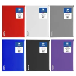 BAZIC Assorted Color Zip Envelope, A4/Letter Size, Flexible Poly Envelope