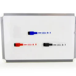 BAZIC Assorted Magnetic Dry Erase Markers, Fine Tip, 6 Count