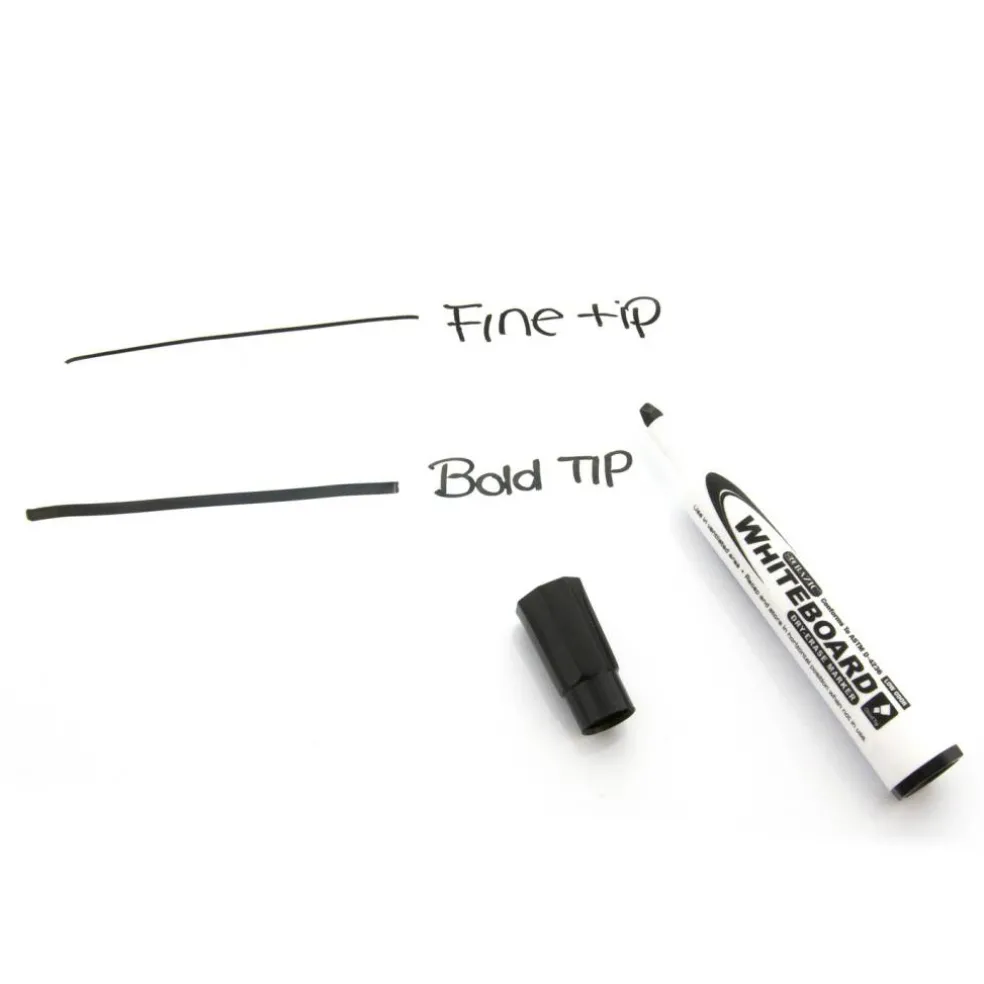BAZIC Chisel Tip Bright Color Dry-Erase Markers (12/Pack)