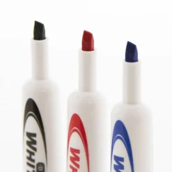 BAZIC Chisel Tip Bright Color Dry-Erase Markers (12/Pack)