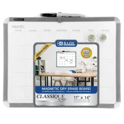 BAZIC CLASSIQUE Magnetic Dry Erase Calendar Board, 11 x 14 in