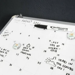 BAZIC CLASSIQUE Magnetic Dry Erase Calendar Board, 11 x 14 in