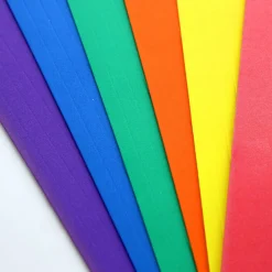 BAZIC Color File Folders, Letter Size, 1/3 Cut, 6 Count