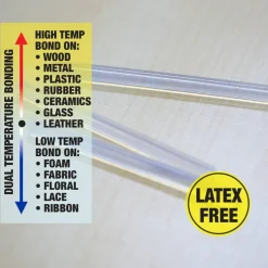 BAZIC Dual Temp Full Size Hot Glue Sticks, 3.9 in x 0.43 in, 10 Count