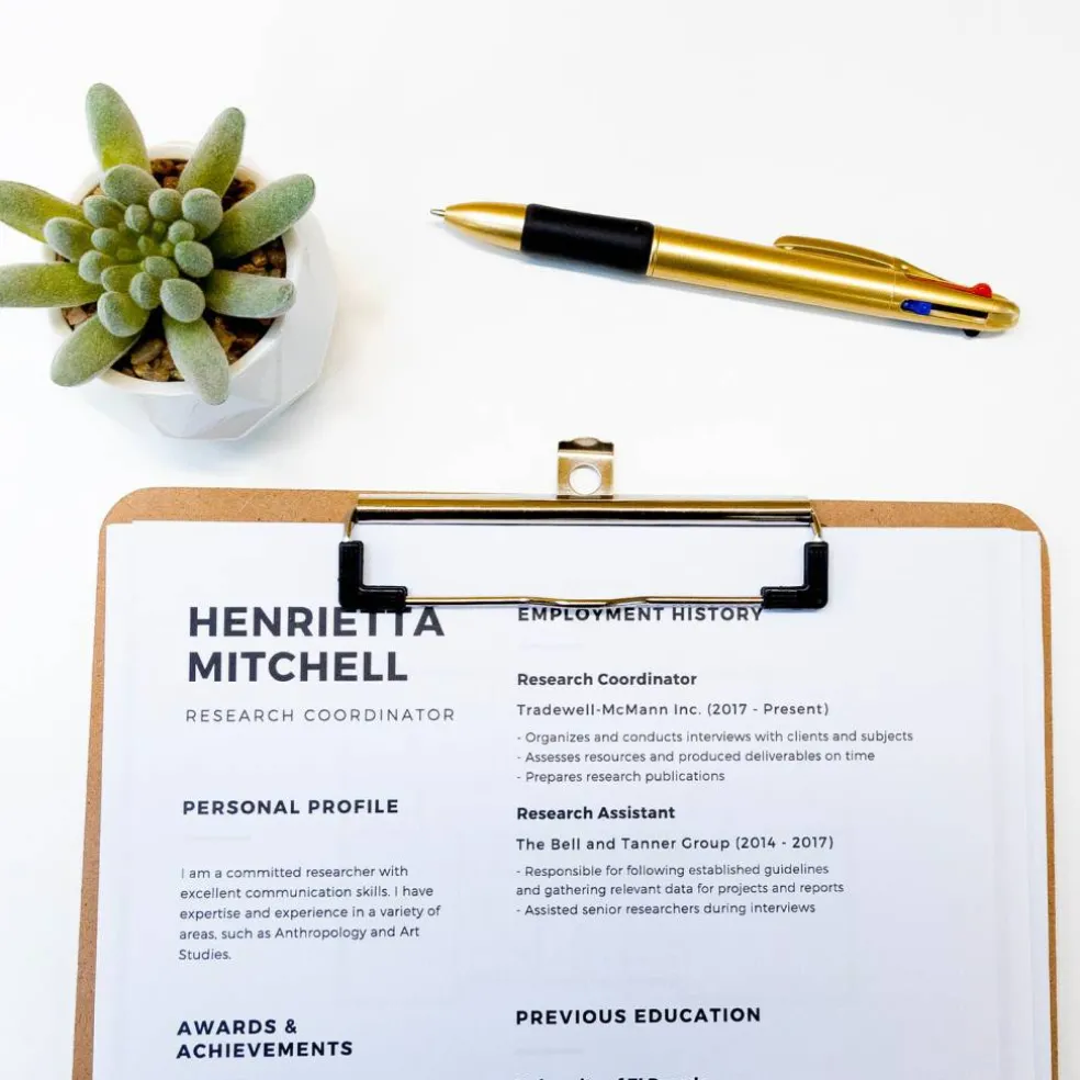 BAZIC Hardboard Clipboard with Low Profile Clip