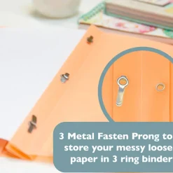 BAZIC Pastel Color Poly 2-Pocket Folder with 3-Prong Fasteners
