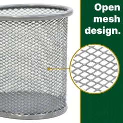 BAZIC Pastel Wire Mesh Pencil Holder Cup for Craft Room Brush and Tool Storage, Assorted