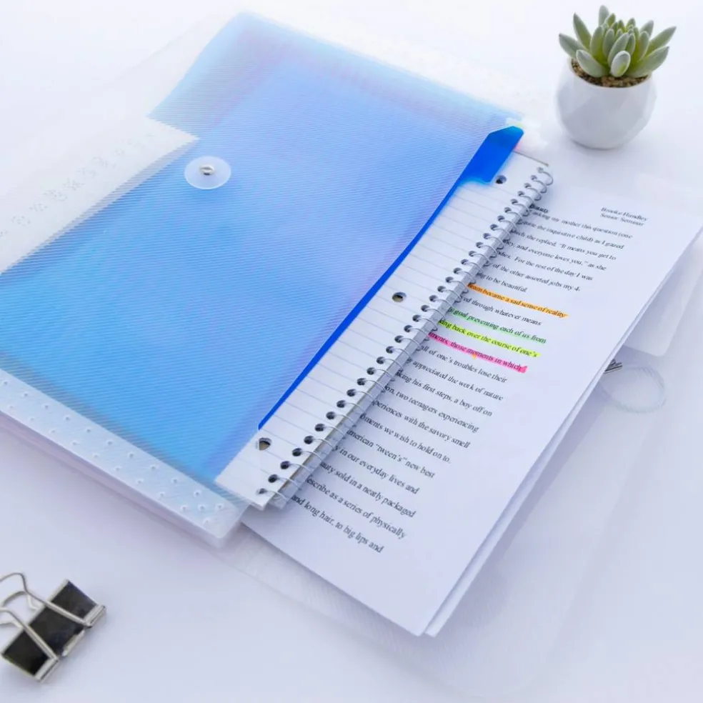 BAZIC 7-Pocket Expanding File, A4 / Letter Size