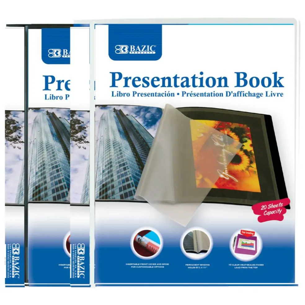BAZIC Presentation Book 10-Pockets