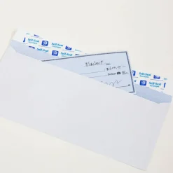 BAZIC #10 Security White Envelopes, Self-Seal, 40 Count
