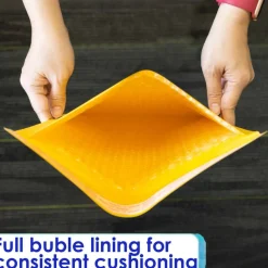 BAZIC #2 Self-Seal Bubble Mailers, 8.5" x 11.25", 3-Pack