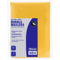 BAZIC Self-Seal Bubble Mailers (#0) 6