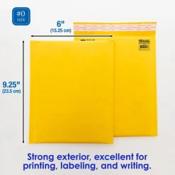 BAZIC Self-Seal Bubble Mailers (#0) 6