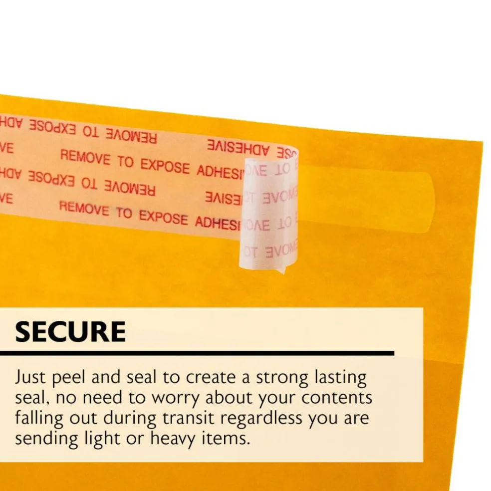 BAZIC Self-Seal Bubble Mailers (#0) 6" x 9.25" (4/Pack)