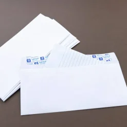 BAZIC #10 Self-Seal White Envelope (50/Pack)