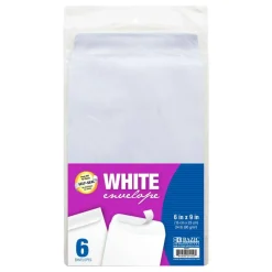 BAZIC Self-Seal White Envelope 6