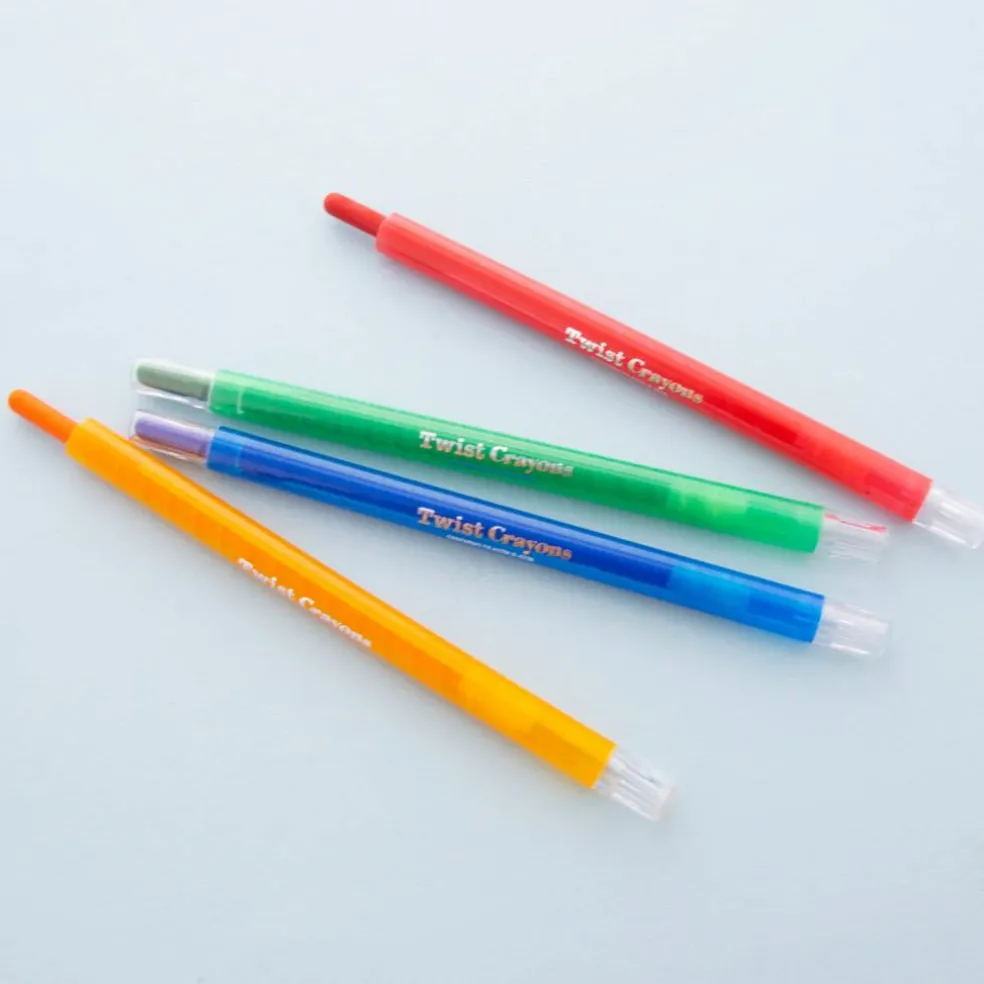 BAZIC Twist-Up Propelling Crayons 8 Color