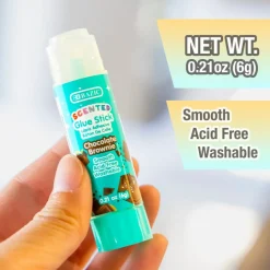 BAZIC Washable Scented Glue Sticks, 0.21 oz, 4 Count