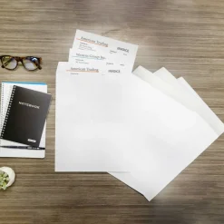 BAZIC 9 x 12 in White Envelopes, Self-Seal, 5 Count, for Mailing Office