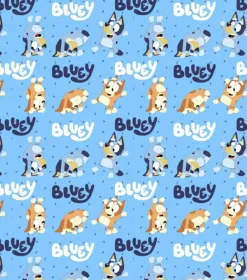 BBC® Turning Bluey Fleece Fabric