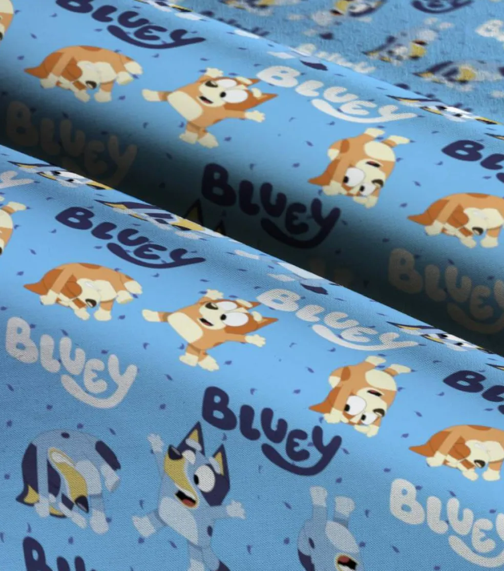 BBC® Turning Bluey Fleece Fabric
