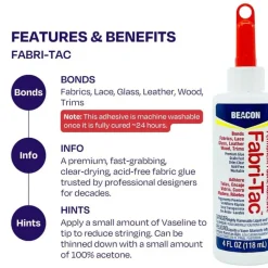 Beacon Fabri-Tac® Permanent Adhesive