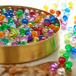 Bead Landing™ Faceted Acrylic Round Bead Value Pack, 8mm
